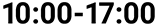 10:00-17:00