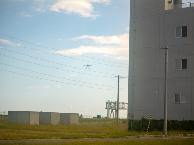 過酷環境ドローンチャレンジ（HEDC）競技風景
