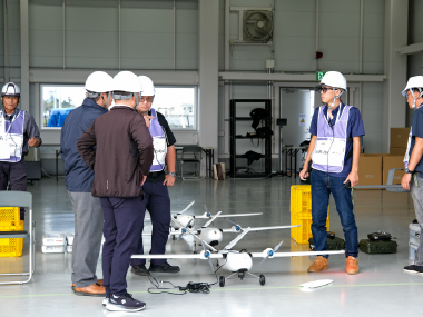 過酷環境ドローンチャレンジ（HEDC）競技風景