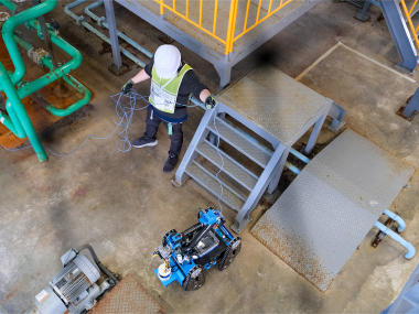 プラント災害チャレンジ競技風景