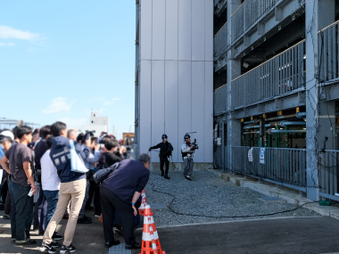 プラント災害チャレンジ競技風景